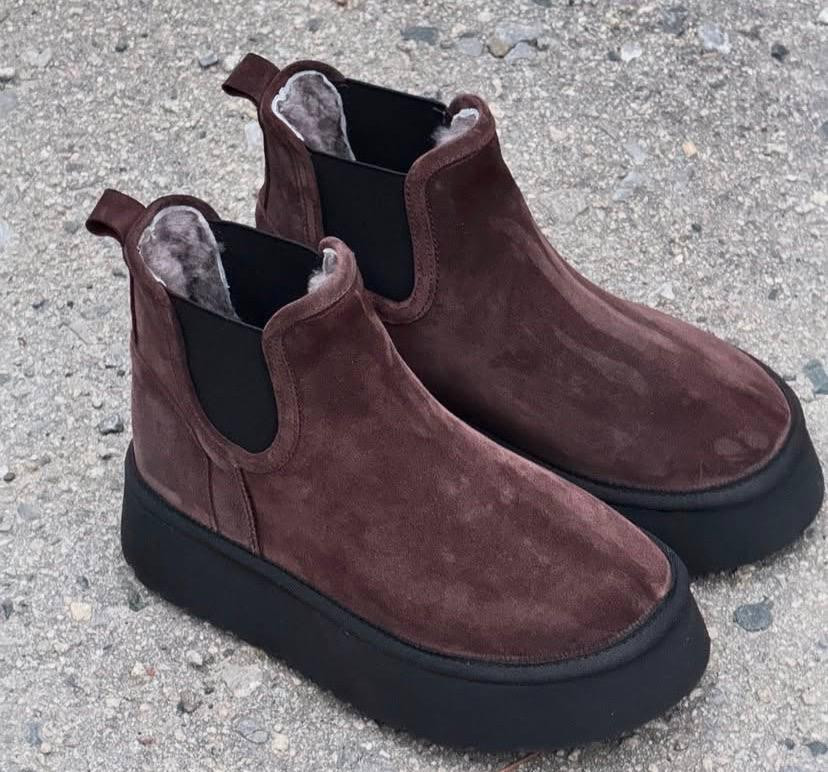 Jasmine Угги жіночі Jasmine 318 коричневі (зима, замша натуральна) (5723) Коломия - фото 2