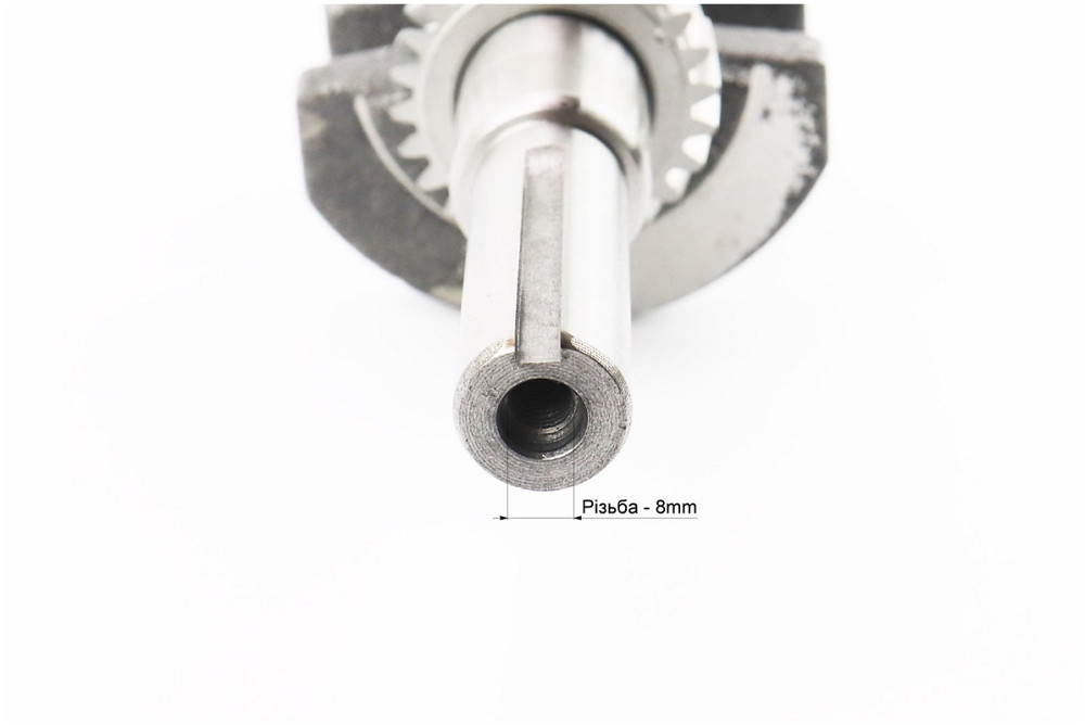 Колінвал 168F (Dшийки-30mm, H-85mm, L255mm) під шпонку D-19mm, для двигуна GX-160 - 5,5л.с. Киев - изображение 3