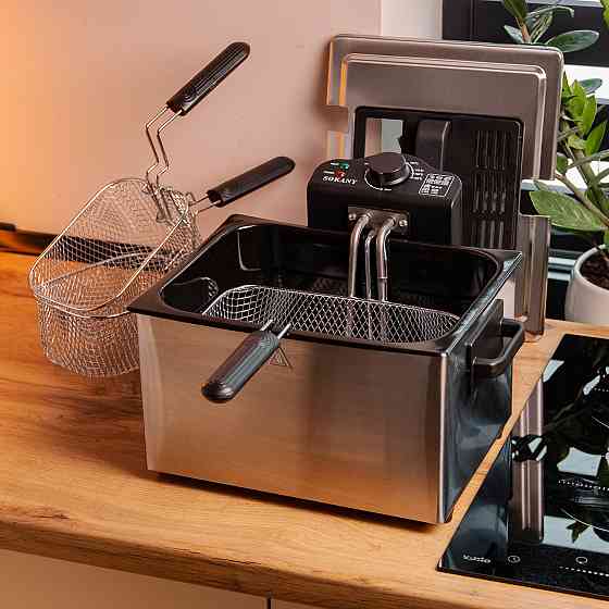 Фритюрниця Sokany WJ801 електрична на 5 літрів, професійна Київ