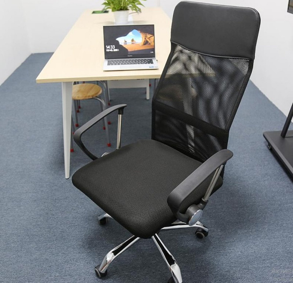 Крісло поворотне Q-025 чорне Киев - изображение 4