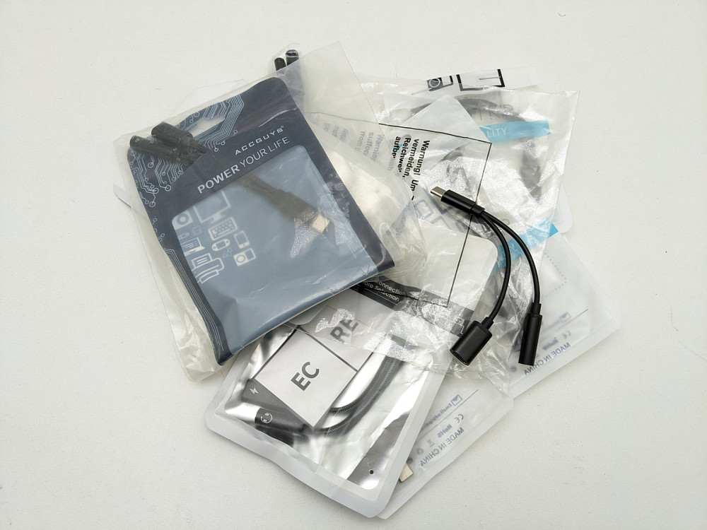 Перехідник Type C - Type C + Jack 3.5 Луцьк - фото 1