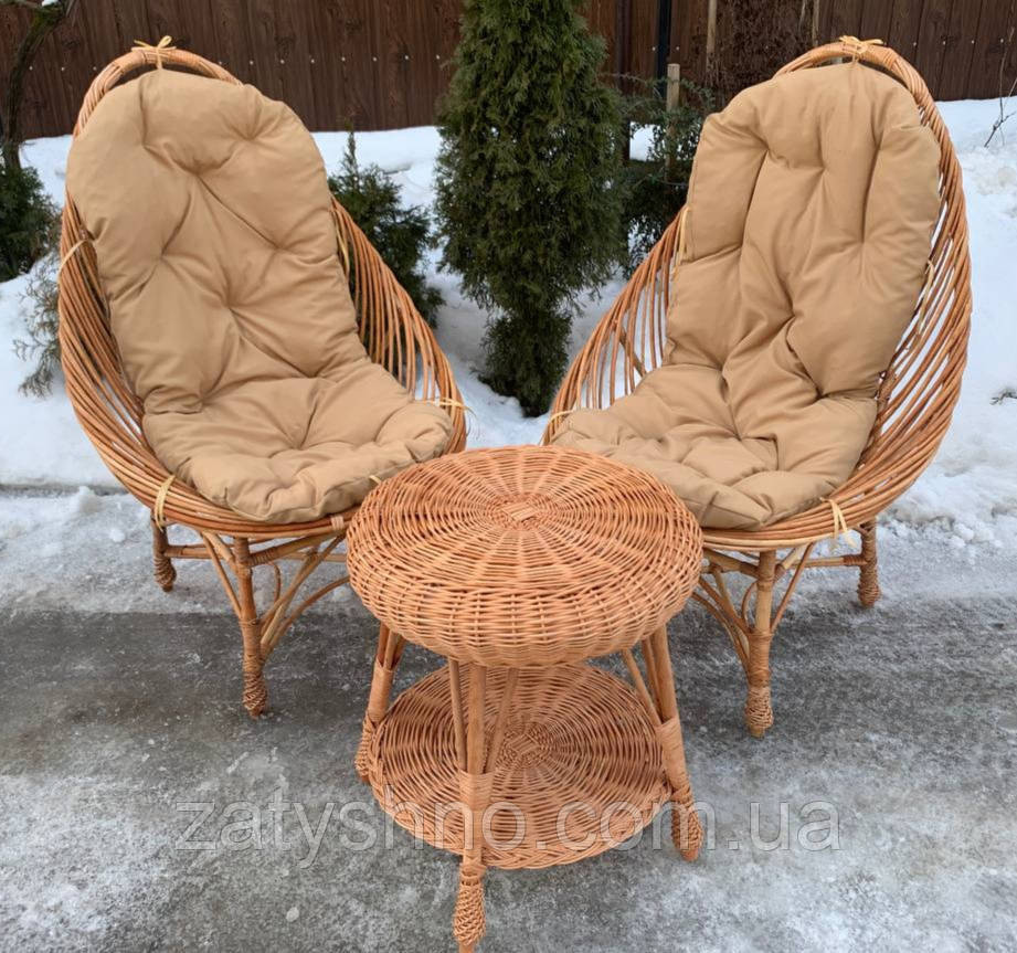 Набор мебели балконный/ Набор мебели плетенный с накидками Киев - изображение 6