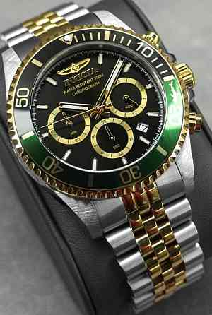 Часы Invicta 48116 Pro Diver 43 mm. Master of the Oceans Green Gold Киев