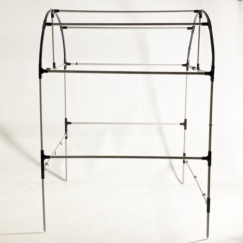 Садова опора для міні-парника Chalet. Легкий каркас для міні-теплиці на дачі. Об'ємна система для пі Бориспіль - фото 3