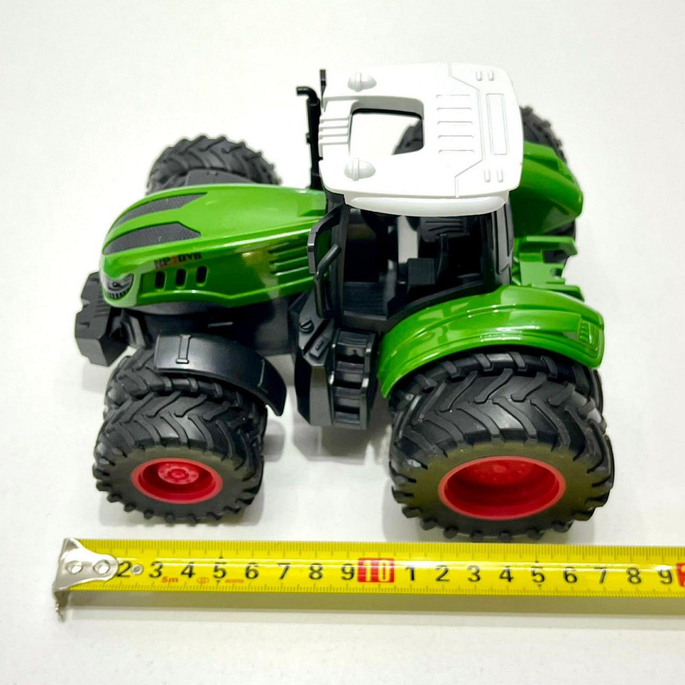 Трактор іграшковий масштаб 1:24 гумові колеса Зелений (99-75A) Чернигов - изображение 5