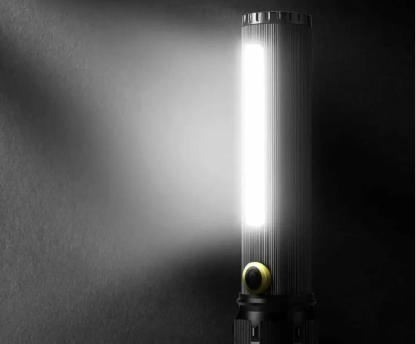 Ліхтарик ручний Bailong BL-C73-P50-COB LED USB, потужне світло 1000 лм, дальність 500 м, акумулятор Одеса - фото 12