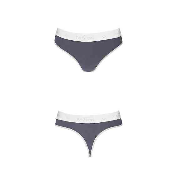 Спортивні трусики-стрінги Passion PS007 PANTIES M, dark grey Sex Aura Київ
