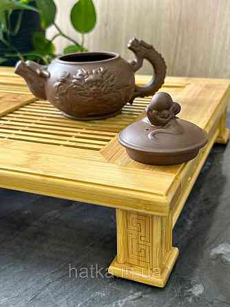 Чайник заварювальний ісинська глина 400 мл "Перлинка Дракона" світлий Т2592 Київ