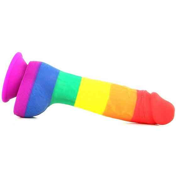 Фаллоимитатор Радуга NS Novelties Colours Pride Edition на присоске Sex Aura Киев