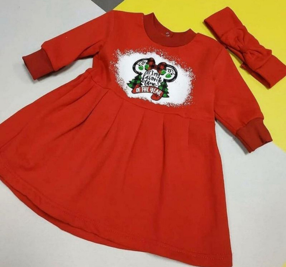 Плаття новорічне 9м з повязкою 74 Київ - фото 1