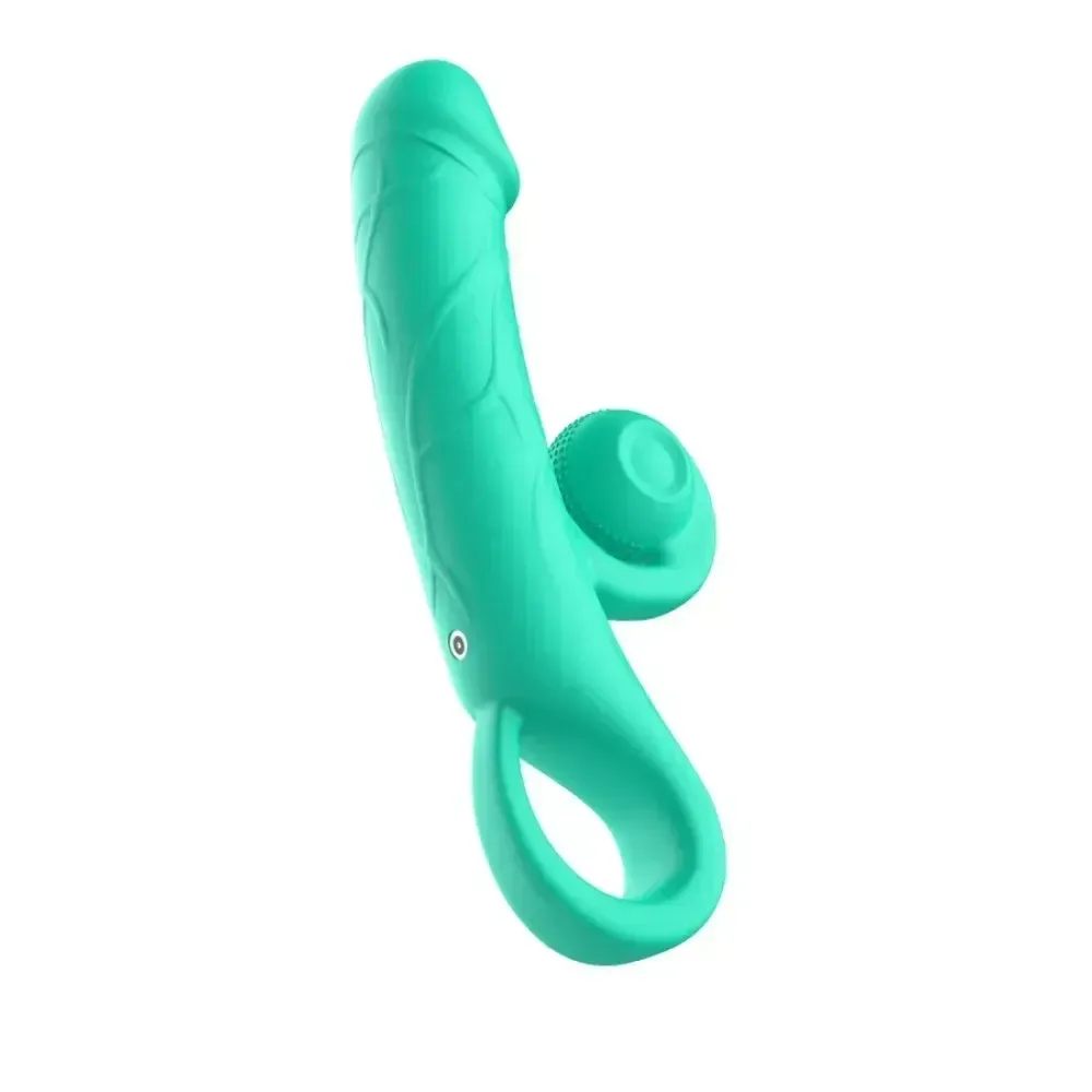 Вибратор-кролик Sweet Em Snabbit бирюзовый, 20 х 3,8 см Sex Aura Киев - изображение 5