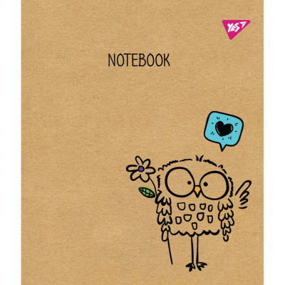 Зошит Yes А5 Sketch Animal Крафт 12 аркушів лінія (765070) Вінниця - фото 5