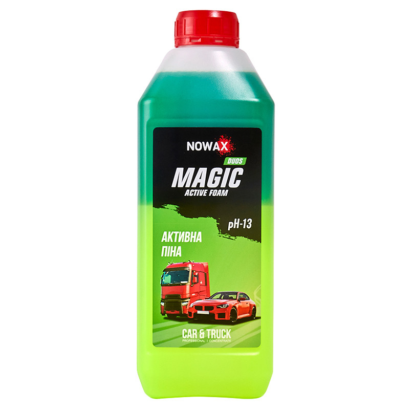 Активная пена Nowax Magic Active Foam Duos концентрат для бесконтактной мойки 1л Львов - изображение 1