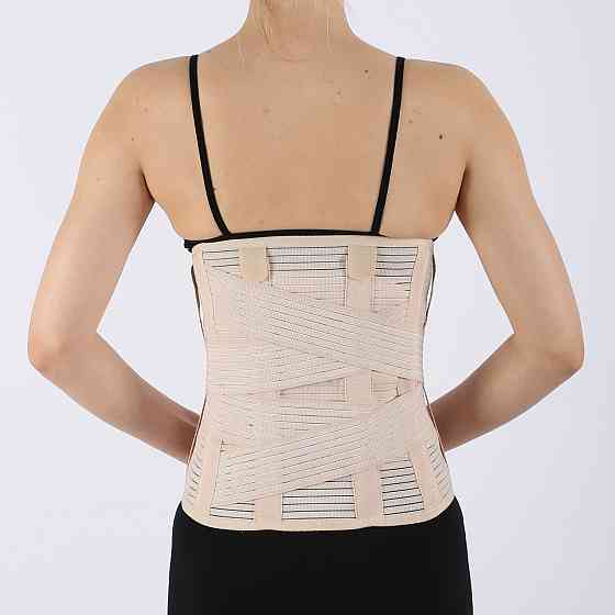 Бандаж попереково-крижовий, 6 ребер жорсткості, висота 32 см, пояс для спини CAS320K Розмір M Кам'янець-Подільський