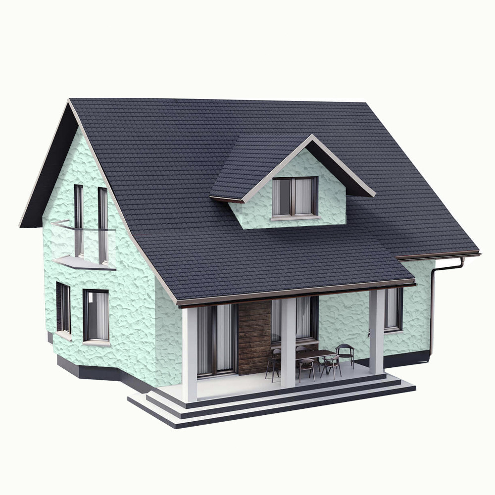 Фарба кольорова СТРУКТУРНА Skyline 0520-B90G М'ята 4,8 кг Харків - фото 5