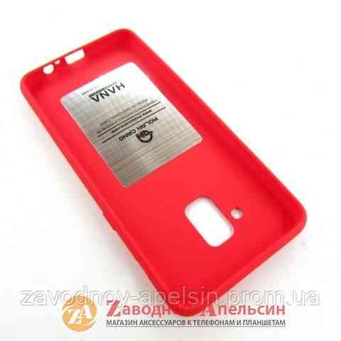 Samsung A8 plus A730 захисний чохол Jelly Case red Одеса