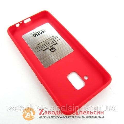 Samsung A8 plus A730 захисний чохол Jelly Case red Одеса - фото 2
