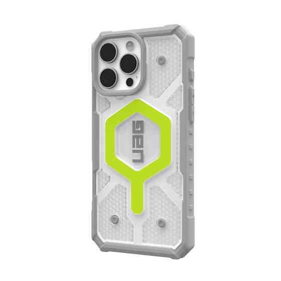 Чохол UAG Pathfinder Mag Clear для iPhone 16, світло-зелений Київ