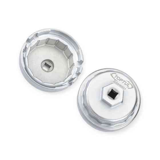 Съёмник масляного фильтра (чашка) 64,5/14 алюминиевый с прорезями 4,6,8 цилиндровая автомобиль Тойота Мукачево