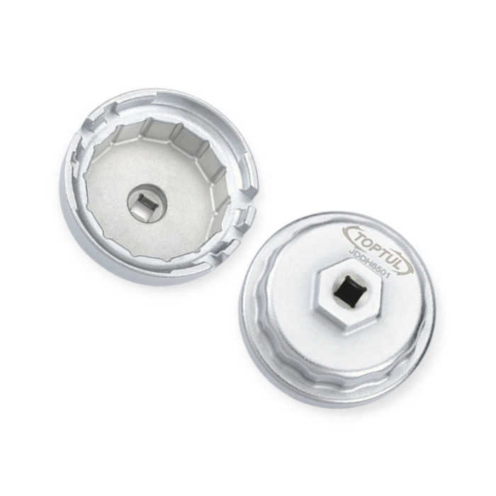 Знімач масляного фільтра (чашка) 64,5/14 алюмінієвий з прорізами 4,6,8 циліндровий автомобіль Тойота Мукачево - фото 1