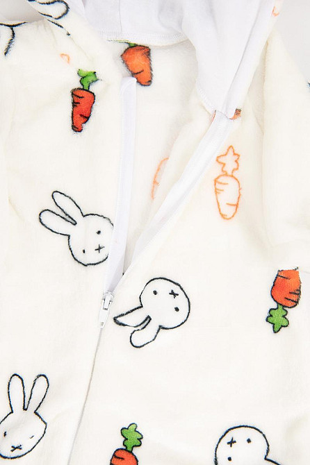 Комбінезон ясельний з вушками для малюків, топ Крохатушка одяг Київ - фото 2