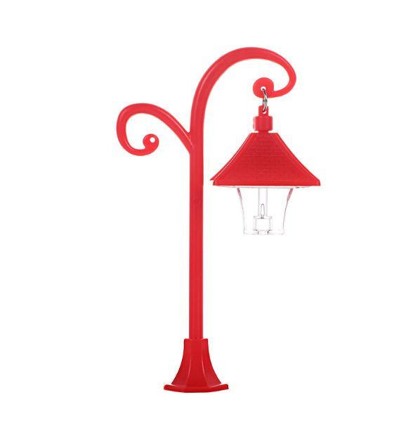 Фонарь с LED подсветкой для флорариума, мини-сада,хенд-мейда, микроландшафта, моделирования Вигнутий червоний Одесса - изображение 1