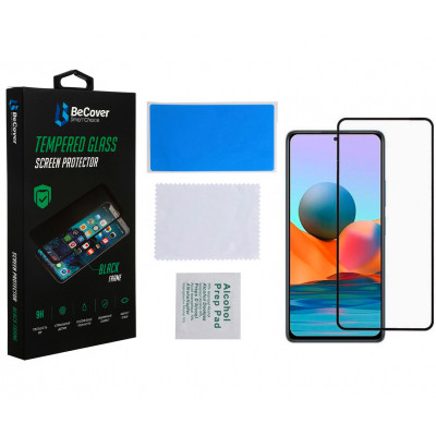 Стекло защитное BeCover Xiaomi Poco M4 Pro 5G Black (707041) Винница - изображение 2