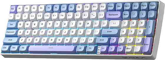 Клавіатура бездротова Aula S100pro Red Switch White/Blue (6948391205762) ( 13752 ) Харьков