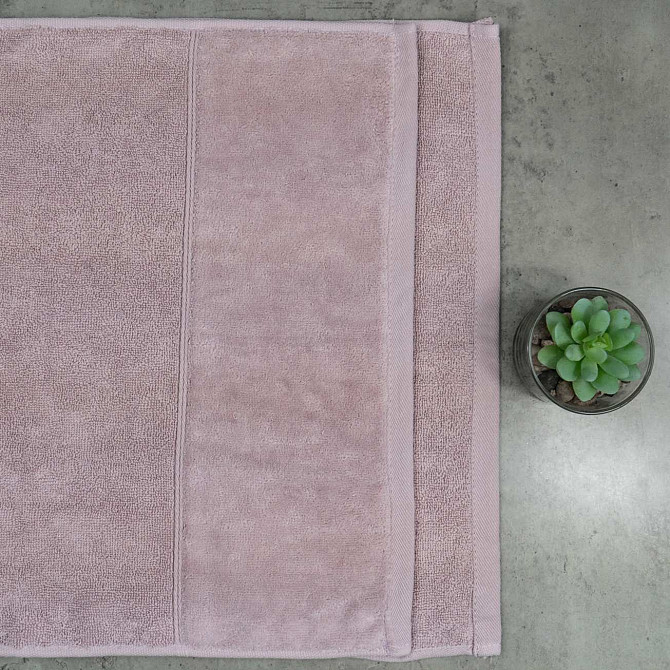 Банное полотенце махра/велюр GM Textile 70x140см Премиум качества Milado 550г/м2 (Кремовый) Сумы - изображение 4