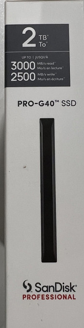 Зовнішній SSD SanDisk Professional PRO-G40 2Tb Київ - фото 4