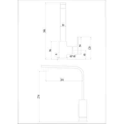 Смеситель Interline Urban sateen Винница