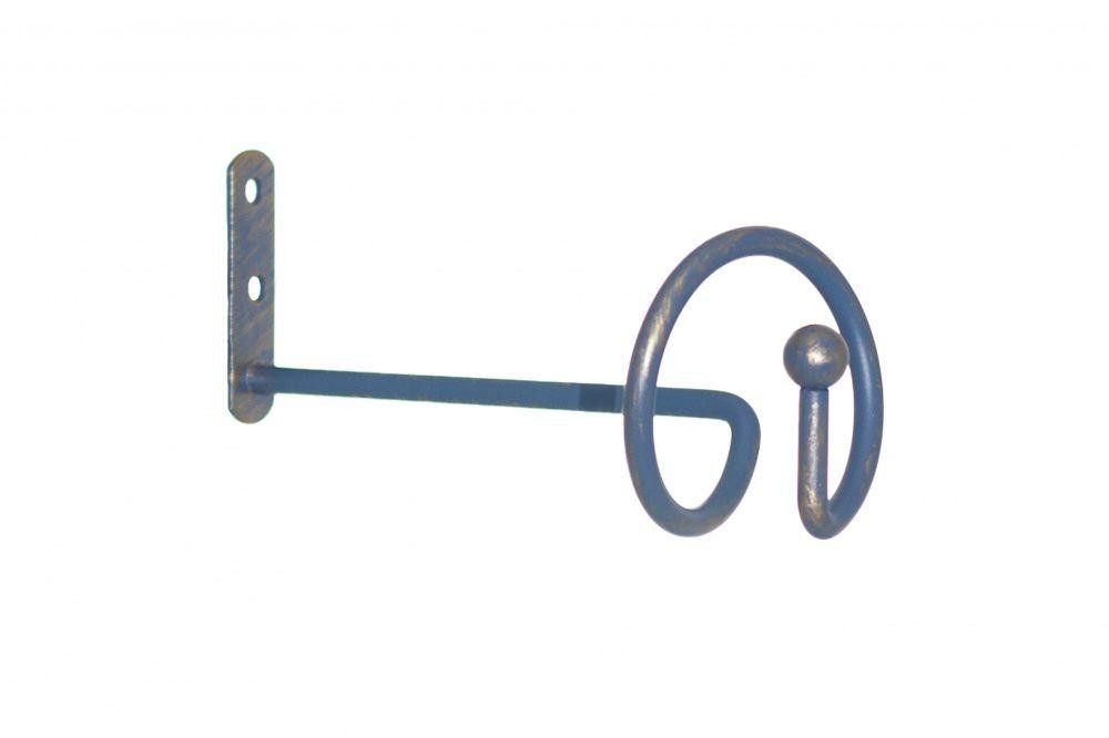 Комплект підхватів для штор Orvit Спіраль 140 Х 60 мм Блакить Золота пара-2шт. (6977934) Львов - изображение 1