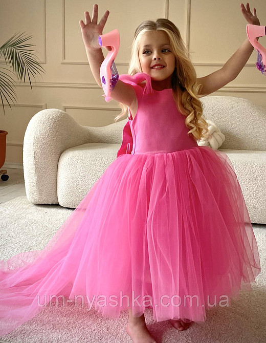Дитяча рожева сукня Барбі 98-146 Кривий Ріг - фото 2