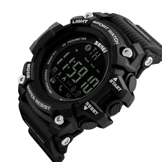 Спортивний годинник з Bluetooth Skmei 1227 (black) Вінниця - фото 3