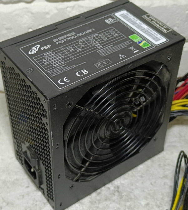 Блок питания FSP PP 750W 88 plus отличный СТАН заводская пломба! Харьков - изображение 6