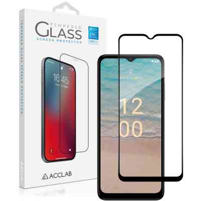 Стекло защитное ACCLAB Full Glue Nokia G22 Black (1283126582158) Винница