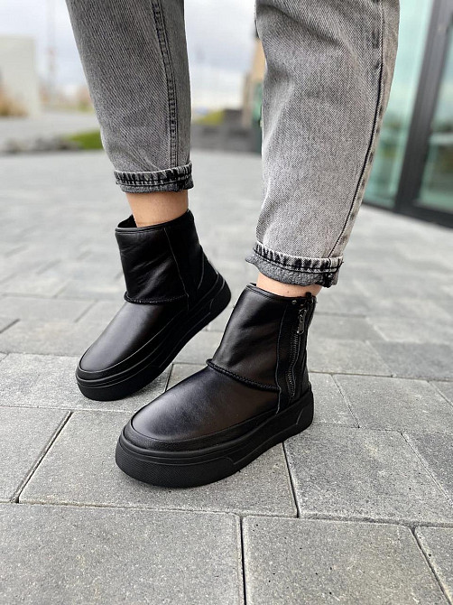 Marko Угги жіночі DE MARKO чорні натуральна шкіра зима 38р.39р. (4850) Коломия - фото 9