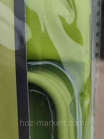 Штора в ванную однотоная с прозрачным верхом лайм шторка для ванной 180 х 180 см Харьков