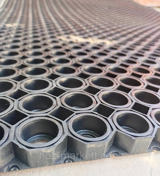 Коврик 120 см х 80 см х 2.6 см резиновый сотами тяжелый килим Харьков - изображение 4