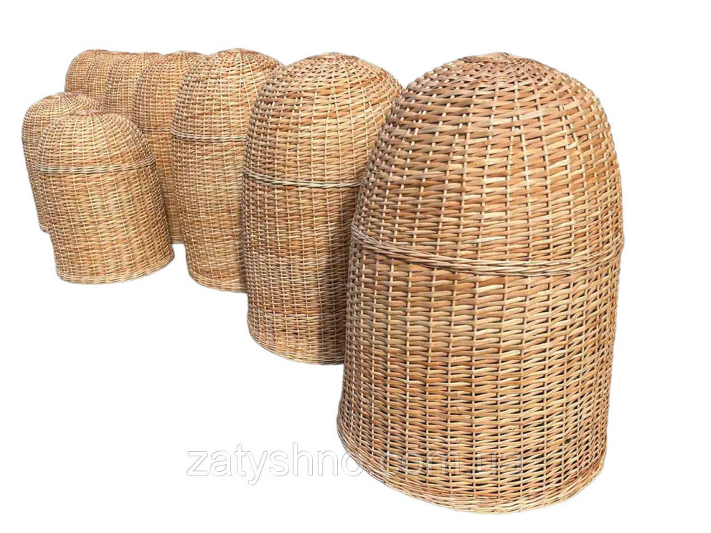 Люстра плетена в колибу чи альтанку люстри плетені з лози  | торшери абажури бра Київ - фото 2