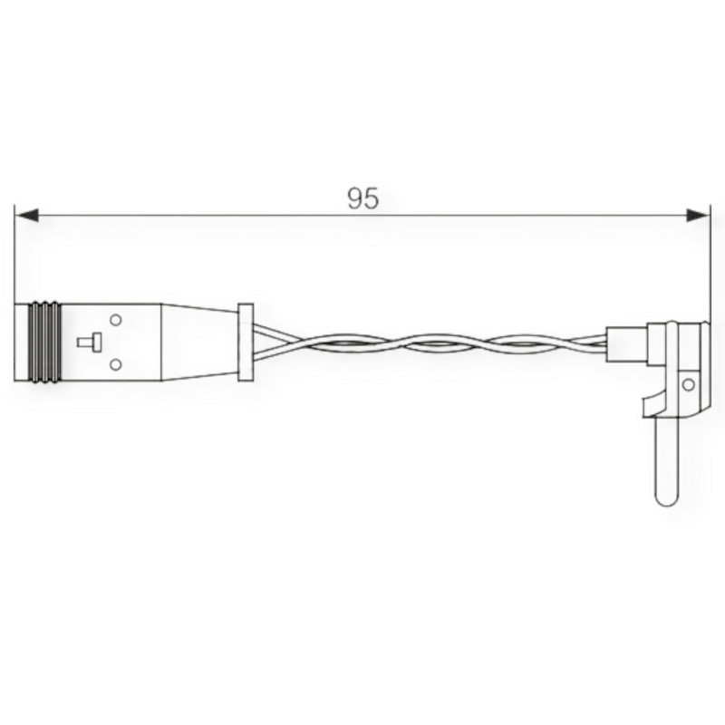 Датчик износа тормозных колодок автомобиль Мерседес Бенс (W211, 212, 221, 222, 166) (BOSCH) Мукачево - изображение 1