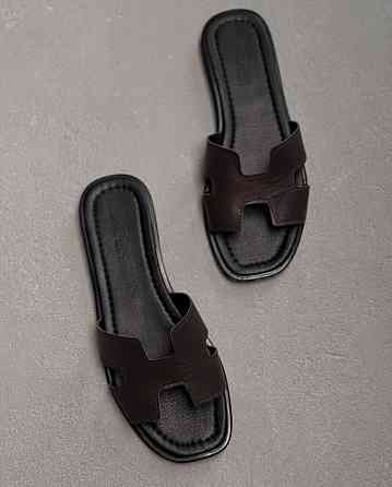 Mermaid Шльопанці жіночі класичні на плоскій підошві літні з натуральної шкіри Mermaid 2393 кор Коломия