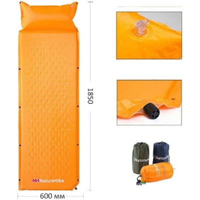 Туристичний килимок Naturehike NH15Q002-D 25 мм Yellow (6927595782576) Вінниця - фото 3