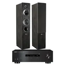 Ресивер Yamaha R-S202D Czarny + Indiana Line Tesi 561 Czarny - Kup na raty RRSO 0% - Negocjuj cenę 17 875 12 12 - Autoryzowany Киев - изображение 1