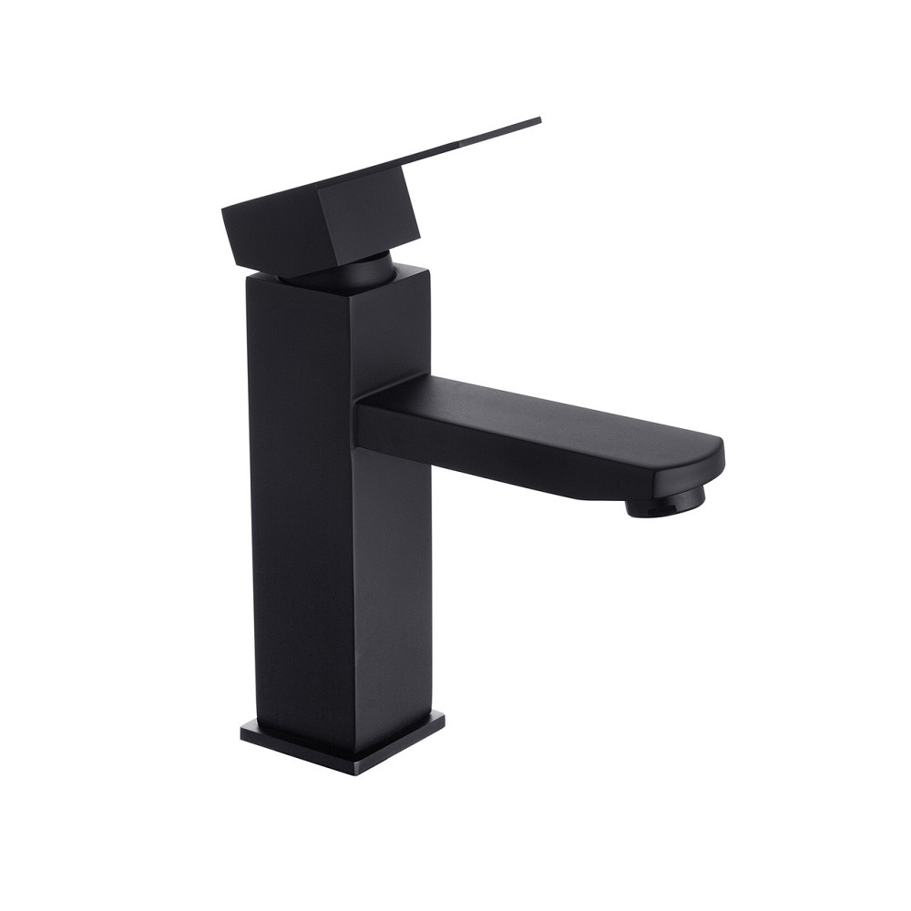 Змішувач для раковини Kroner KRP Edelstahl Kubus - SCH010 чорний Київ - фото 4