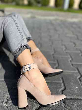 Nivelle Туфлі жіночі NIVELLE пудра натуральна замша каблук 9 см (1906/9518-9544) 35р.36р.37р.38 Коломия