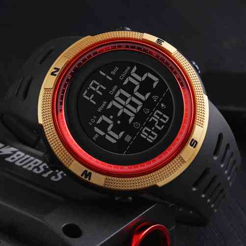 Skmei 1251GDRD Black-Gold-Red SALE SBR Киев