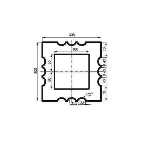 Колонна фасадная Prestige Decor LC 111-21 Full Днепр