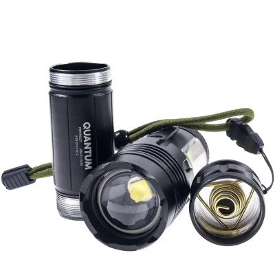 Ліхтар Quantum Perfect 5WLED zoom +3WCOB з функ Power Bank Li-ion18650/2600mAh (QM-FL1035) Вінниця - фото 10