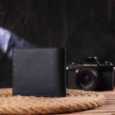 Кошелек Canpellini Из натуральной кожи флотар Синий (21581) Винница